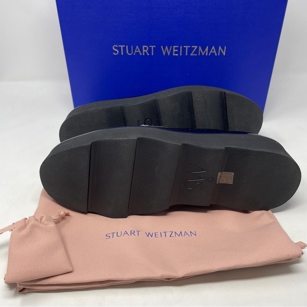 Stuart Weitzman Pearldrop Slip On Platform Loafer Flats - NWT - Picture 14 of 15